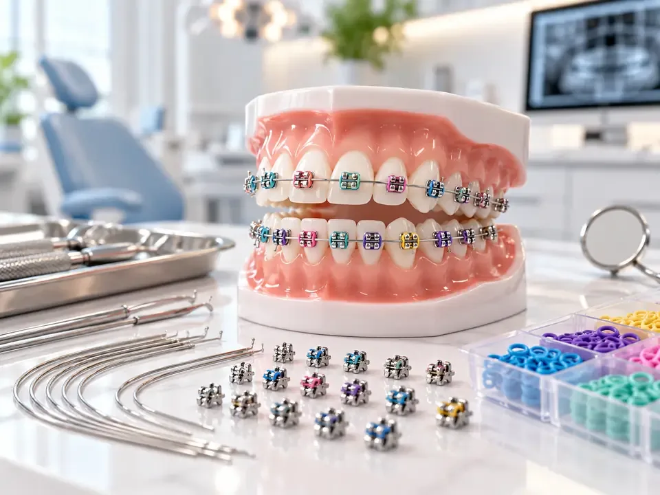Ilustrasi produk Braces untuk review MWhite