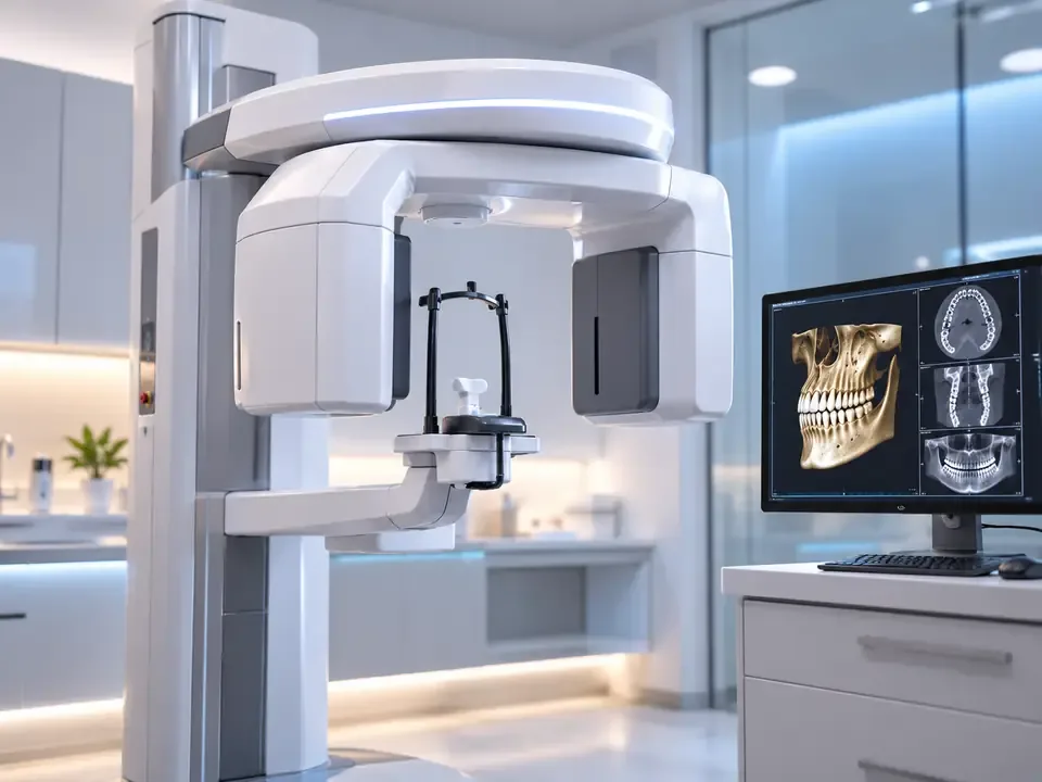 Ilustrasi produk CBCT / 3D Dental Imaging untuk review MWhite