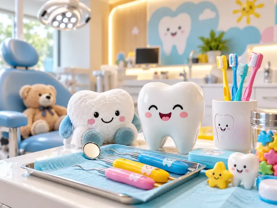 Ilustrasi produk Kids Dentistry untuk review MWhite